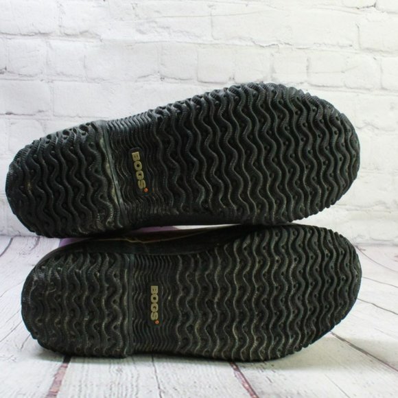 Bogs Winterberry Purple Rubber Pull On Classic Tall Boots Size 10 - Picture 9 of 9